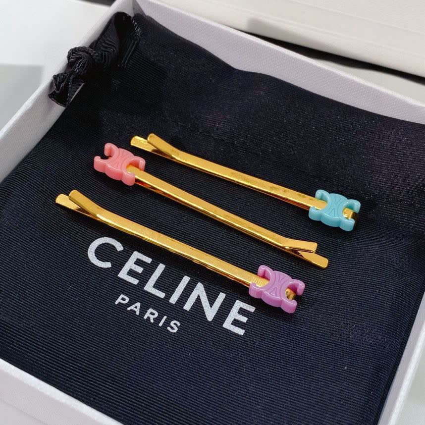 Celine Colorful Hair Clips Set
